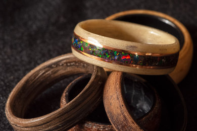 Burnt & Bentwood Rings and Jewelry