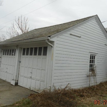 Existing Garage Riddled with City Violations and Poor Foundation