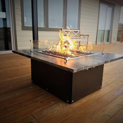 Sandolus Satin Fire Table - Fire Pits