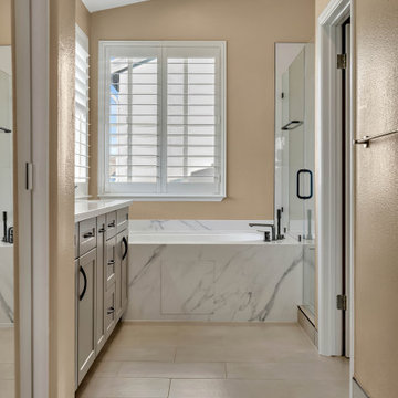 Luxury Hotel–Style Full Bathroom Remodel - OT Bay Builders San Jose
