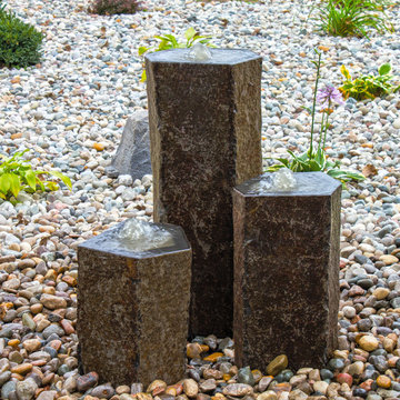 Hollowed-out Basalt Fountains