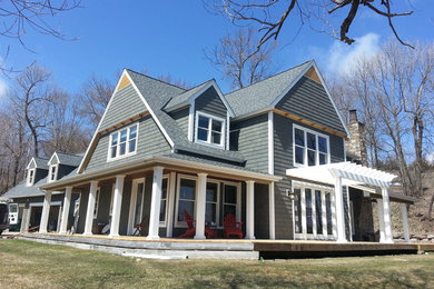 Inspiration for a craftsman exterior home remodel in Minneapolis