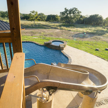 Ruby Ranch Pool w/Waterslide (Cedar)