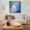 "Abstract Galaxy" by Barruf Canvas Print, 12"x12"