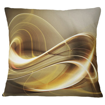Elegant Modern Sofa Abstract Throw Pillow, 18"x18"