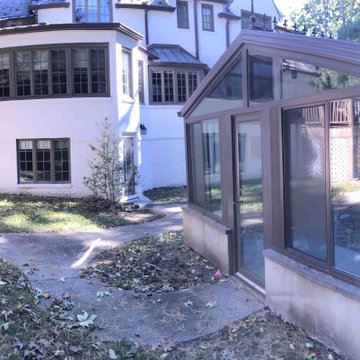 Ridgewood New Jersey Pre-Construction Perimeter Overflow Swimming Pool & Landsca