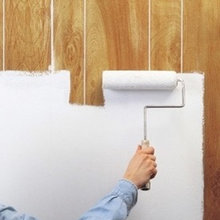 Wood Paneled Walls: Temporary Solutions