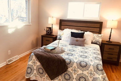 Inspiration for a modern bedroom remodel in Denver