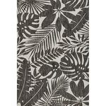 Novogratz - Novogratz Villa VI-13 Rug, Salerno/Charcoal, 6'7"x9'6" - Novogratz Villa VI-13 Salerno /Charcoal -6'7" X 9'6"An indoor/outdoor rug assortment that exudes contemporary cool, this modern area rug collection features repetitive patterns inspired by international architectural motifs. The all-weather rug series emphasizes graphic geometric prints, using high contrast charcoal grey, chambray blue, fuchsia pink and russet red shades to draw attention toward the floor. Manufactured from durable polypropylene fibers, the decorative floorcovering series is a staple for statement-making interior and exterior spaces.