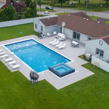 Clean Backyard and Pool in Deal, NJ