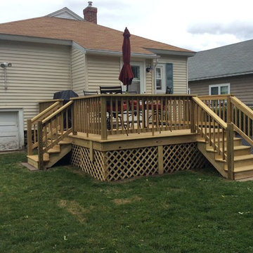 Deck Remodel Backyard - Worcester MA
