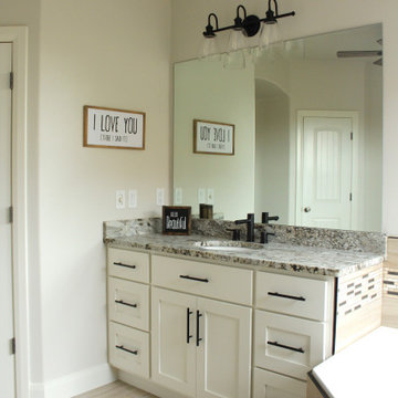 Master bathroom remodel After