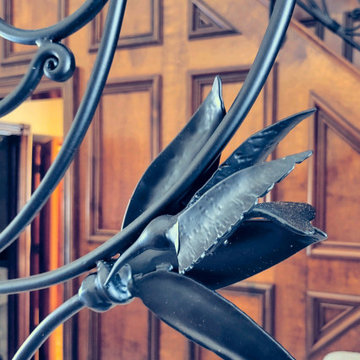 #2471 - Flamboyant Art Nouveau Staircase Railing