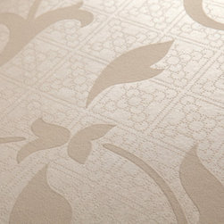 Century Classic - Grey Scrolls Wallpaper G581002 - Wallpaper
