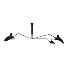 Serge Mouille 3-Arm Pendant Lamp