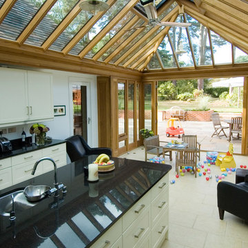 Kitchen with Conservatory Roof