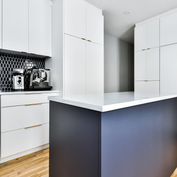 Rénovation de cuisine et de salle de bain modernes - Van Horne