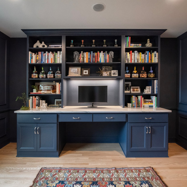 75 Home Office with Blue Walls - June, 2025