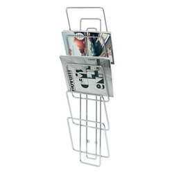 Blomus 68469A Wires 4 Slot Wall-Mounted Magazine Rack - Products