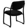 Black Fabric Side Chair