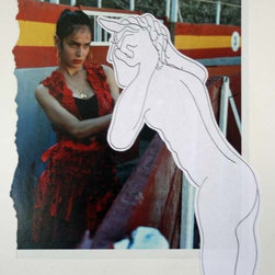 "Seduced Series" - drawings/collage - Fine Art Prints