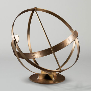 ORNAMENTI Armillary Sphere Crescent Sundial