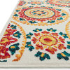 Easy Care / Outdoor Oasis OS-11 Red Multi Area Rug by Loloi, 7'10"x10'9"
