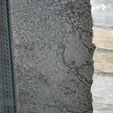 The Etched Steel Fireplace Surround