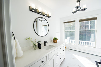 Guest and Kids Bathroom Remodel, Bright Modern – Bay of Fundy, Nova Scotia