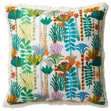 Loloi x Justina Blakeney Dset Pillow Cover With Down, Multi, 22"