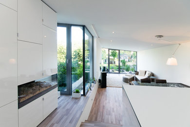 Inspiration for a modern living room remodel in Other