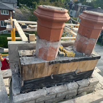 Precast Chimney Top Masonry Repair