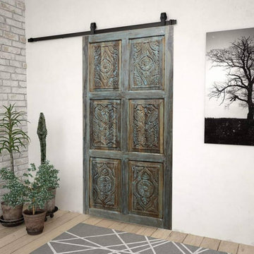 Vintage Carved Doors, Wall Decor Creates an Artistic Vibe
