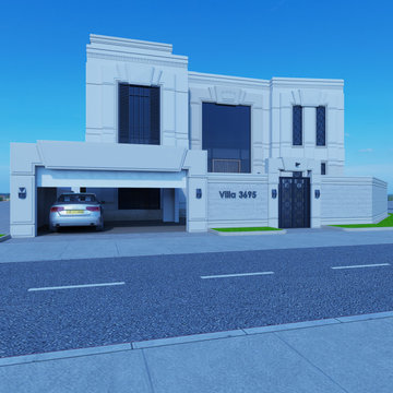 Villa elevation design