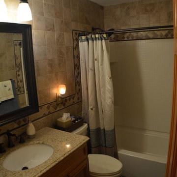 A home for acrylic among tile