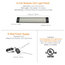 Lightkiwi T8668 6" Warm White Modular LED Under Cabinet Lighting 3-Panel Kit