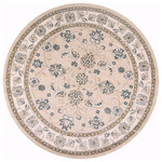 KAS - KAS Avalon 5609 Mahal Rug, Beige/Ivory, 7'10"x7'10" Round - Traditional and classic at a great value best describes our Avalon Collection! The updated color palette adds a fresh touch of elegance to any lifestyle. This collection is a tremendous value and makes for easy upkeep.