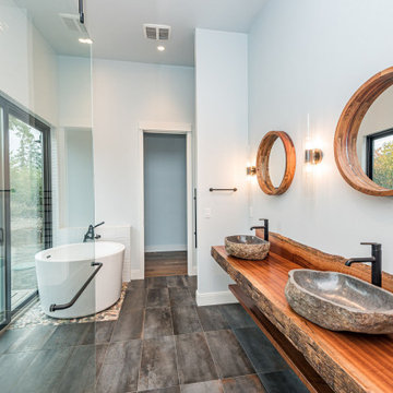 Seabeck - Modern Home + Studio with Panoramic Olympic Mountain Views