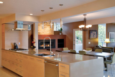 Home design - contemporary home design idea in Phoenix