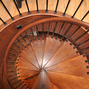 Forged Iron Spiral Stairs
