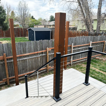 James Hardie New Deck Cable Railing + Shade Sail Posts