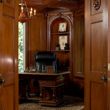 Quartersawn White Oak Library