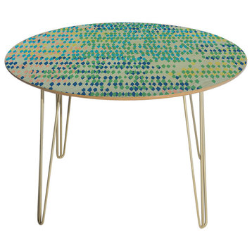 Deny Designs Khristian A Howell Bangalore Cool Round Table Steel Legs