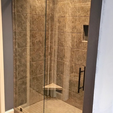 Frameless Slider Shower Glass