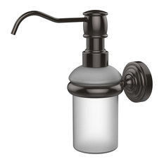 Transitional Lotion and Soap Dispensers | Houzz - Allied Brass - Waverly Place Collection Wall Mounted Soap Dispenser, Oil  Rubbed Bronze - Soap