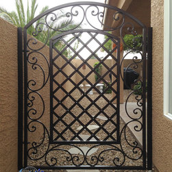 Paisley - Wrought Iron Gate - Home Fencing And Gates