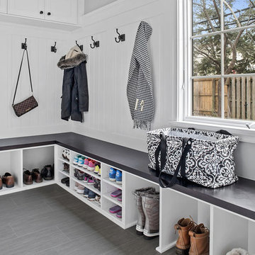 Traditional Mudroom Remodel