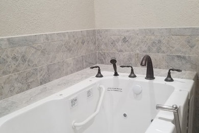 Inspiration for a contemporary bathroom remodel in Other