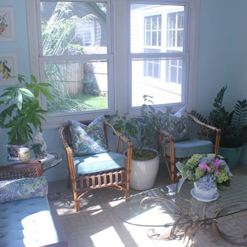 Colorful Riverside Sunroom