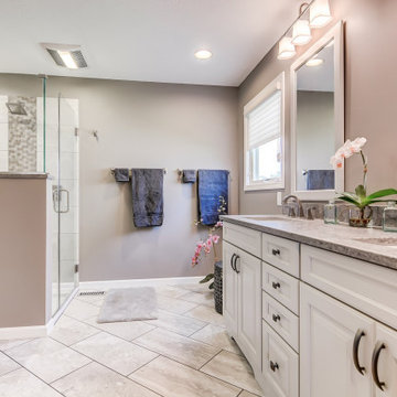 Modern White Bathroom , Fairfax Va